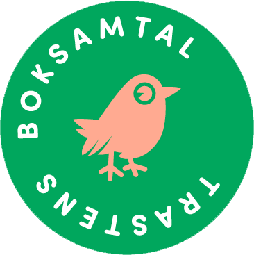 Ladda ned vårt Boksamtal – frågor och arbetsmaterial kring boken, fritt att använda i förskola/skola/bibliotek.